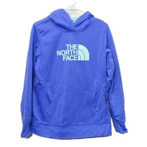 The North Face Hoodie, Periwinkle and Aqua, Size L
